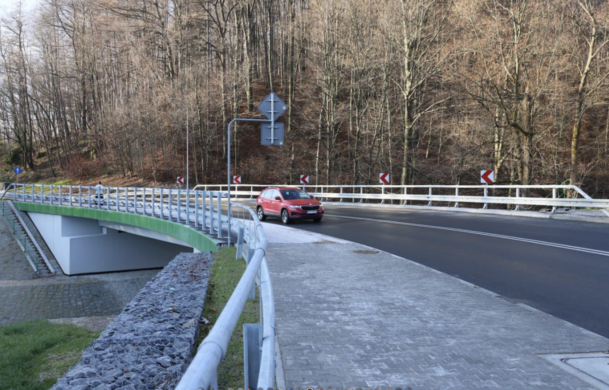 DW 948 po przebudowie